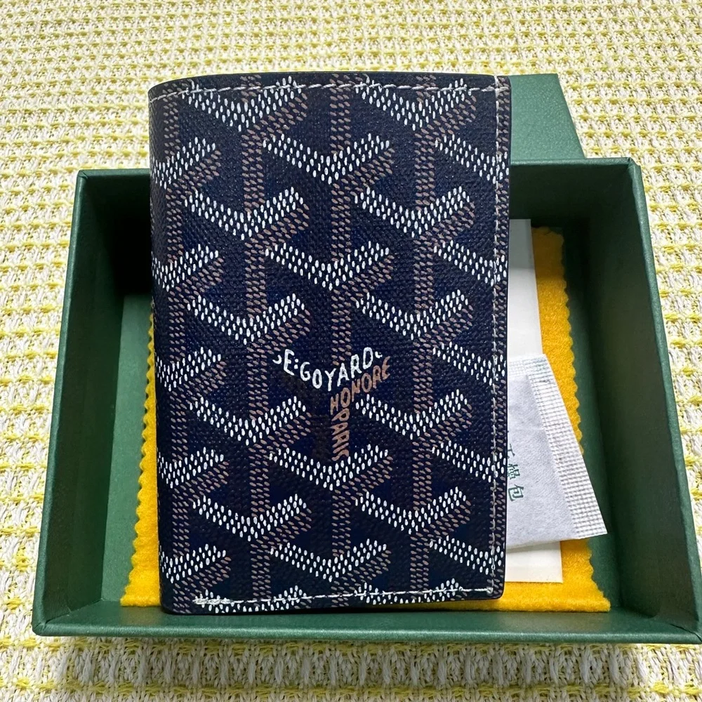 Brand-new Goyard blue bifold wallet - Picture 2 of 11
